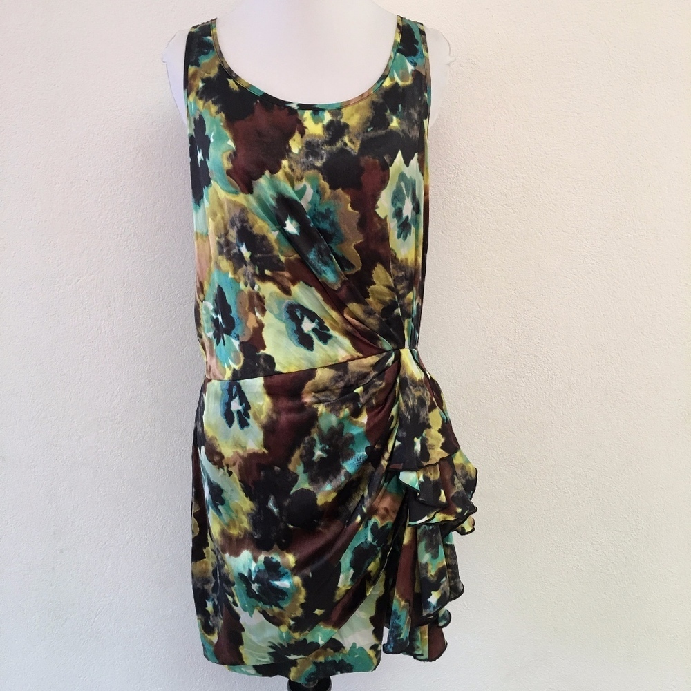 Cynthia Steffe Sheath Dress Floral 6 Sleeveless
